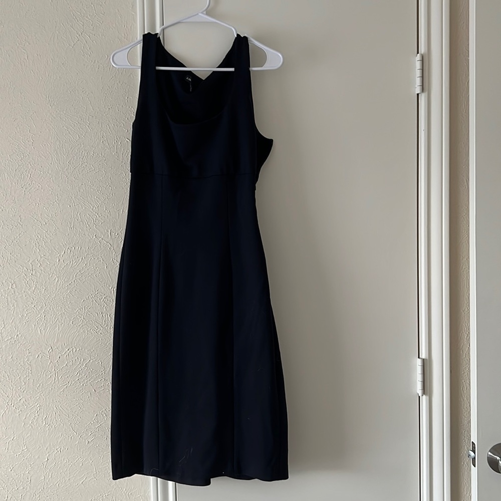 Vintage Ralph Lauren Navy Midi Dress